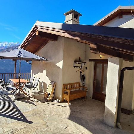 Independent Chalet With Breathtaking View Villar Pellice Eksteriør bilde